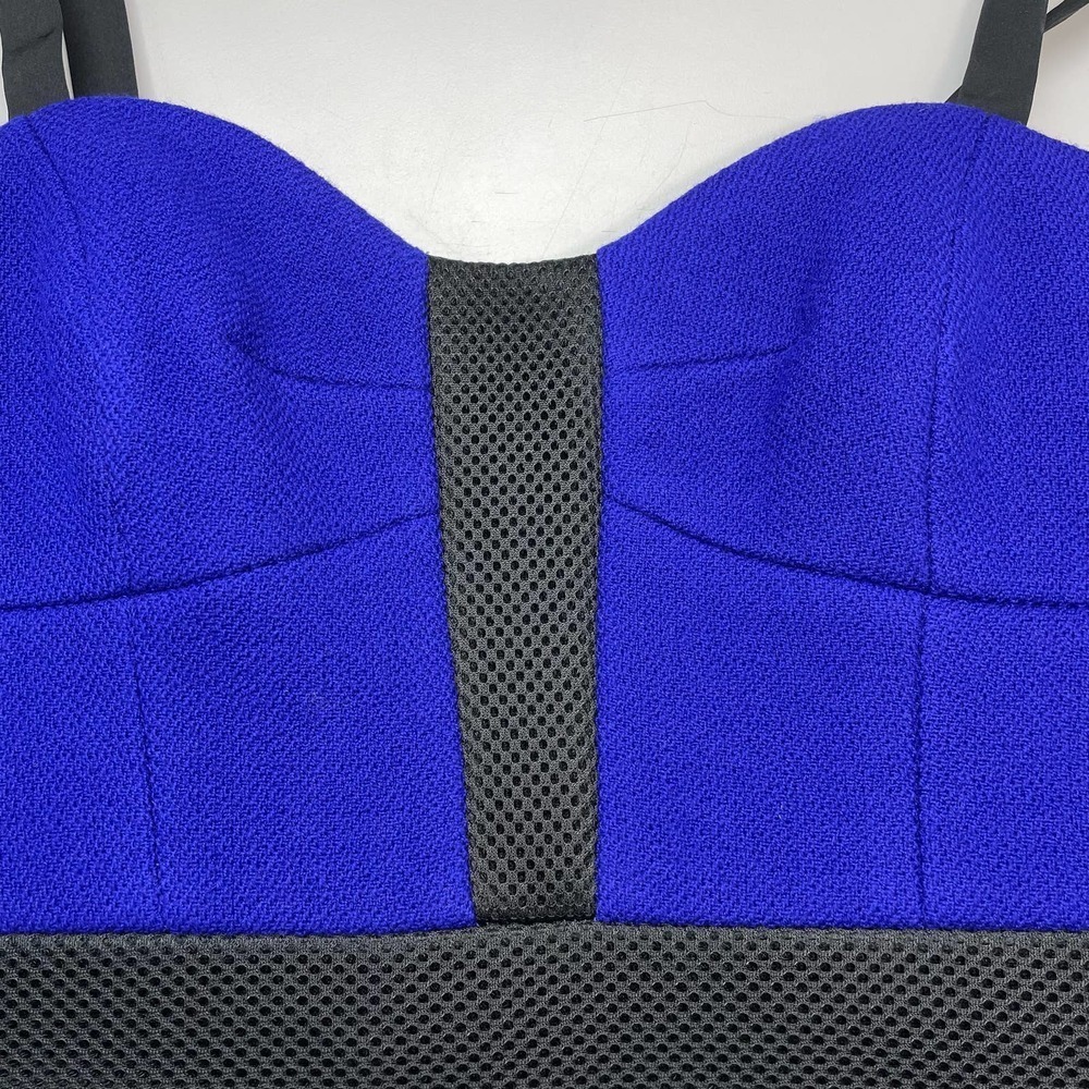 NWT MILLY of New York Clarise Combo Wool Sheath Dress 6 Bustier - Picture 9 of 9